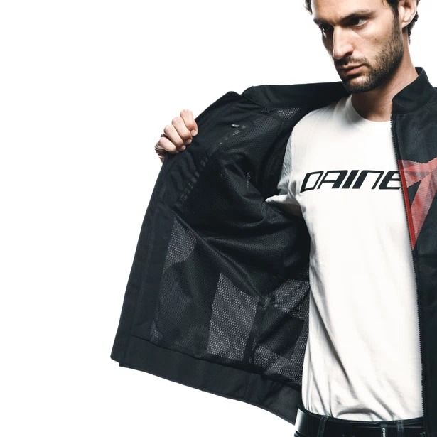 Dainese Herosphere Air Tex Jacket Black/Red Diamond : Delivery in 5 days